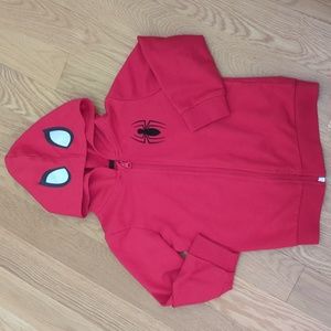 Marvel Spider-Man hoodie zipper jacket 5T